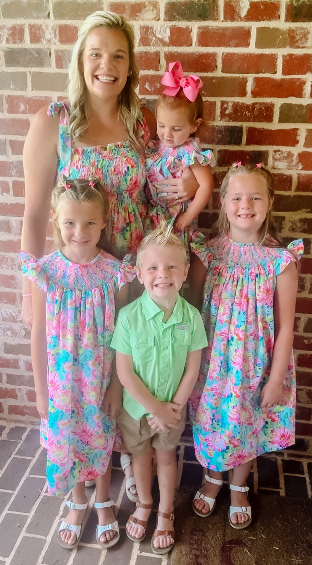 Floral Delight Smock Mommy & Me