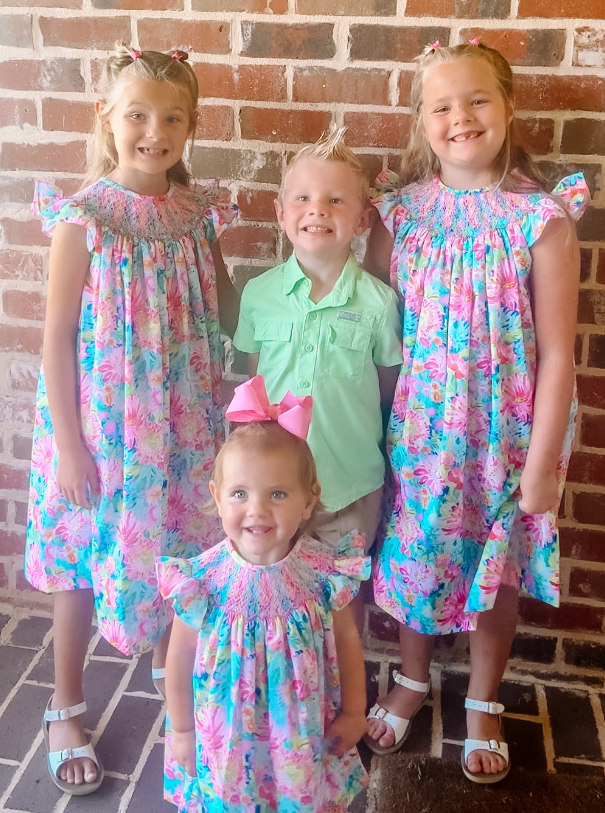 Floral Delight Smock Mommy & Me