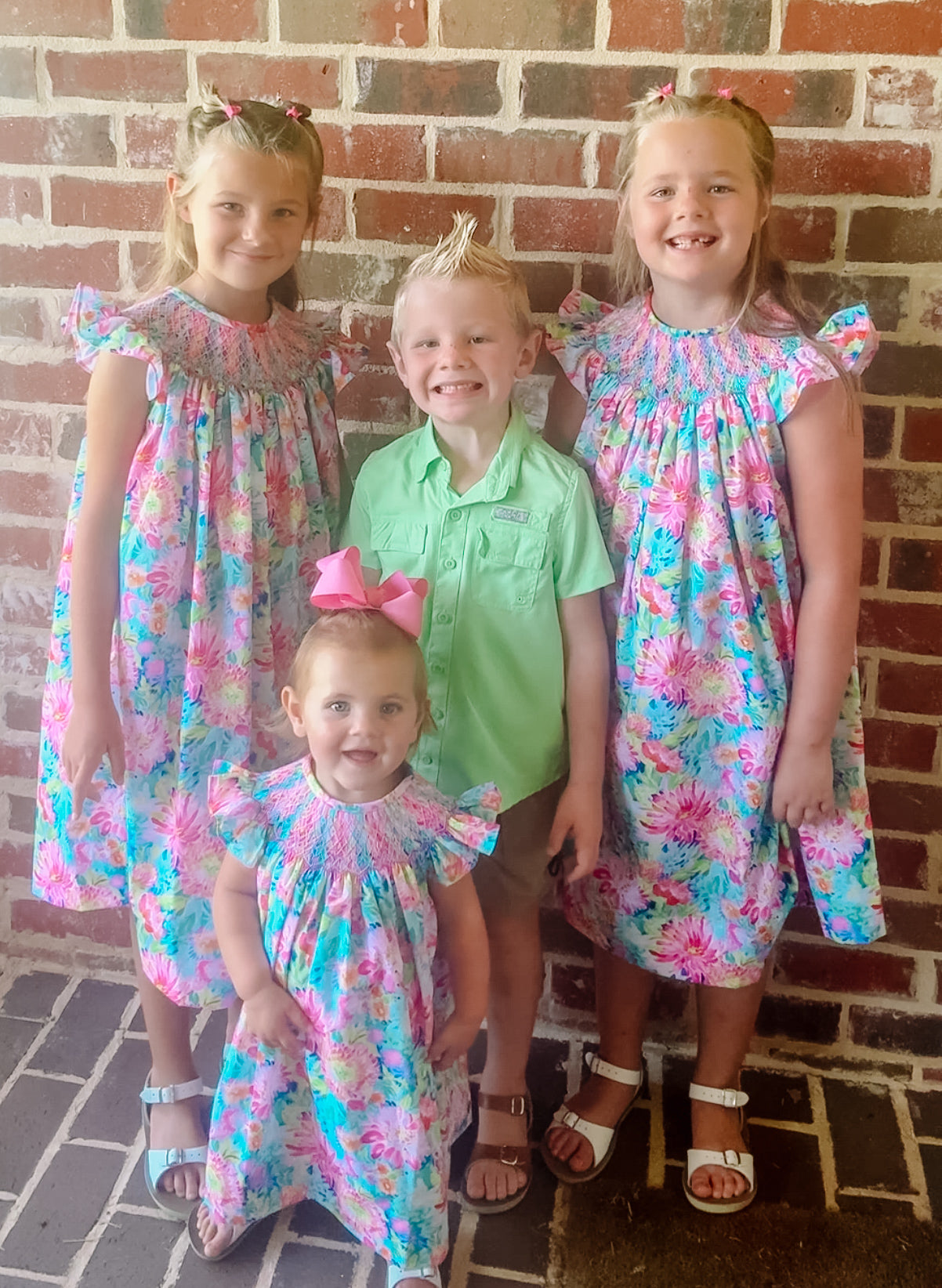 Floral Delight Smock Mommy & Me