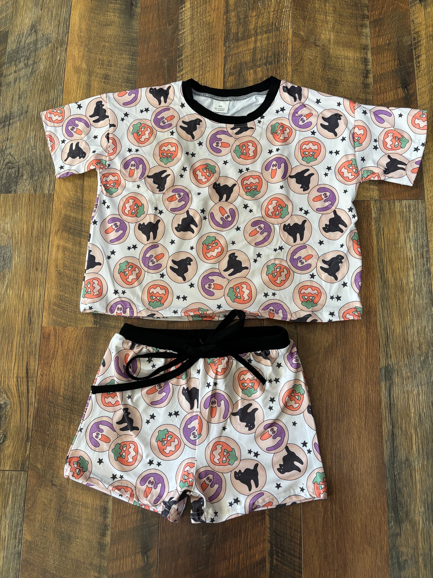 Halloween Lounge Set Mommy & Me Cookie Print