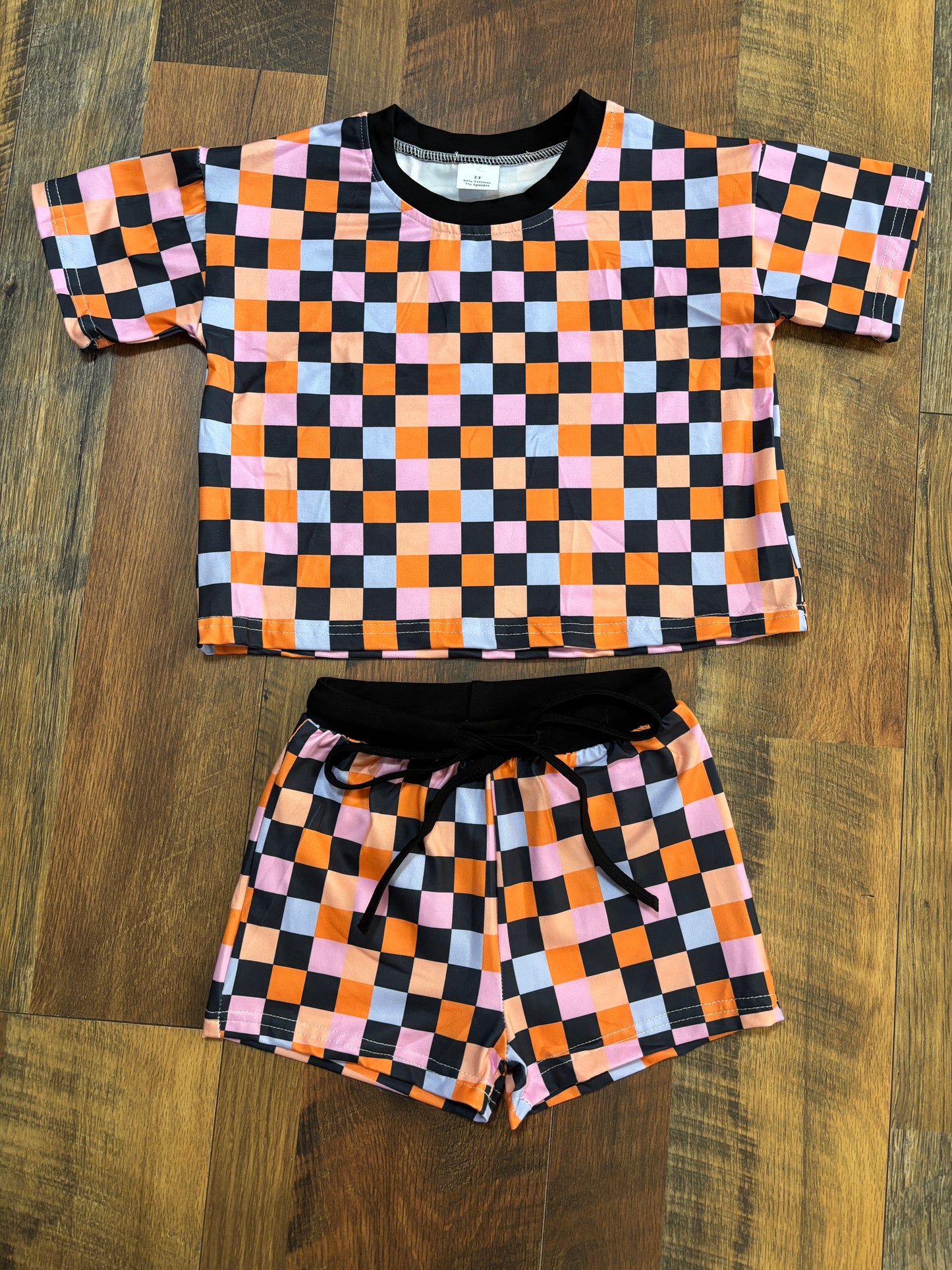 Halloween Lounge Set Checkered