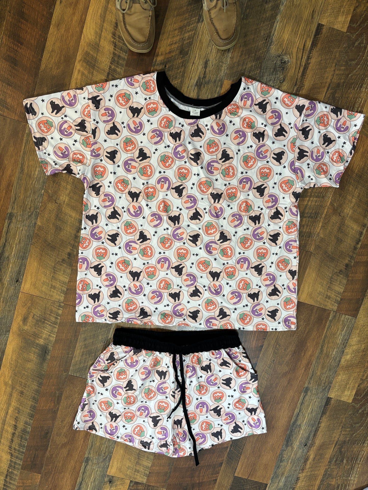 Halloween Lounge Set Mommy & Me Cookie Print