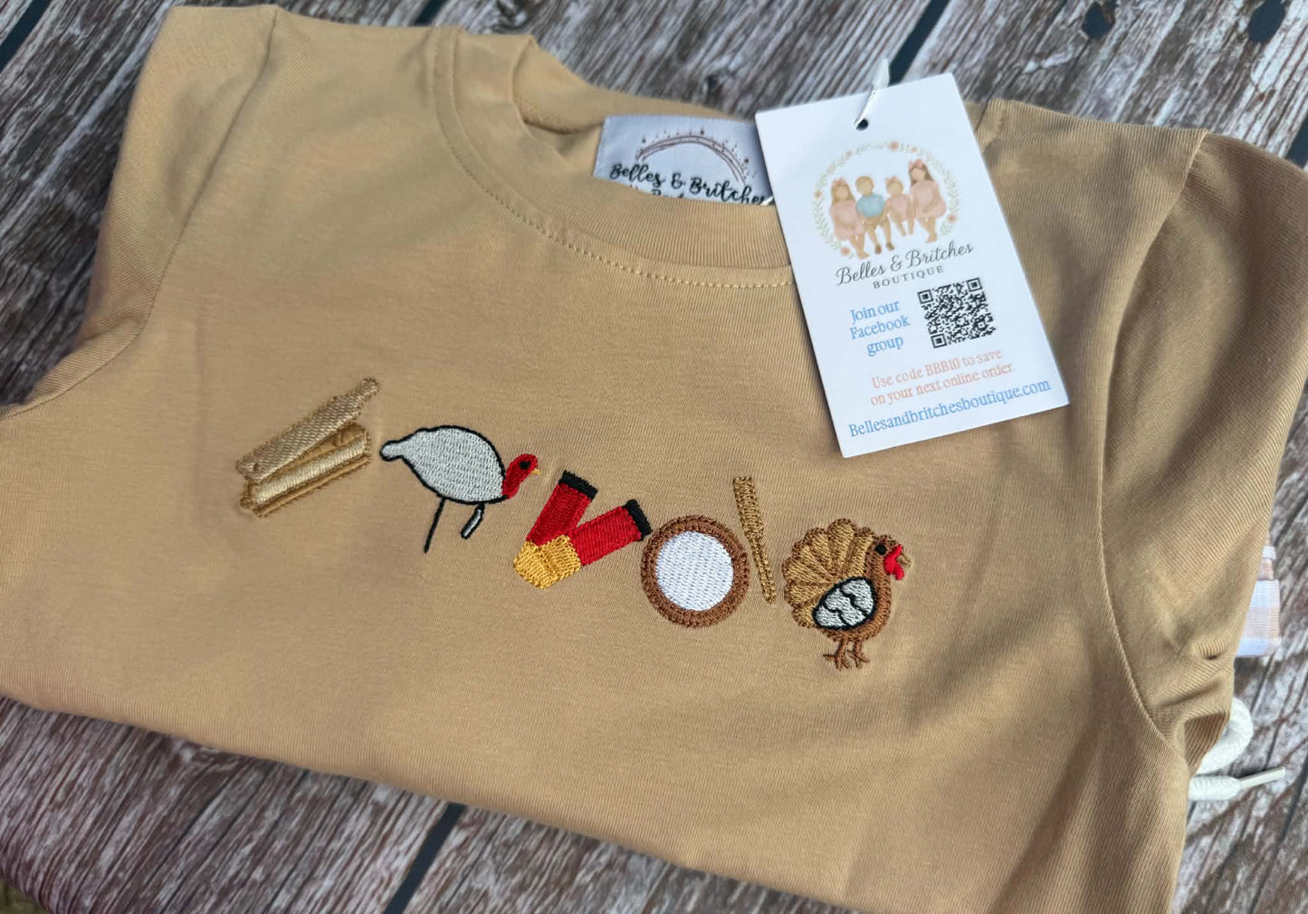 Callin’ All Turkeys Boy Pants Set