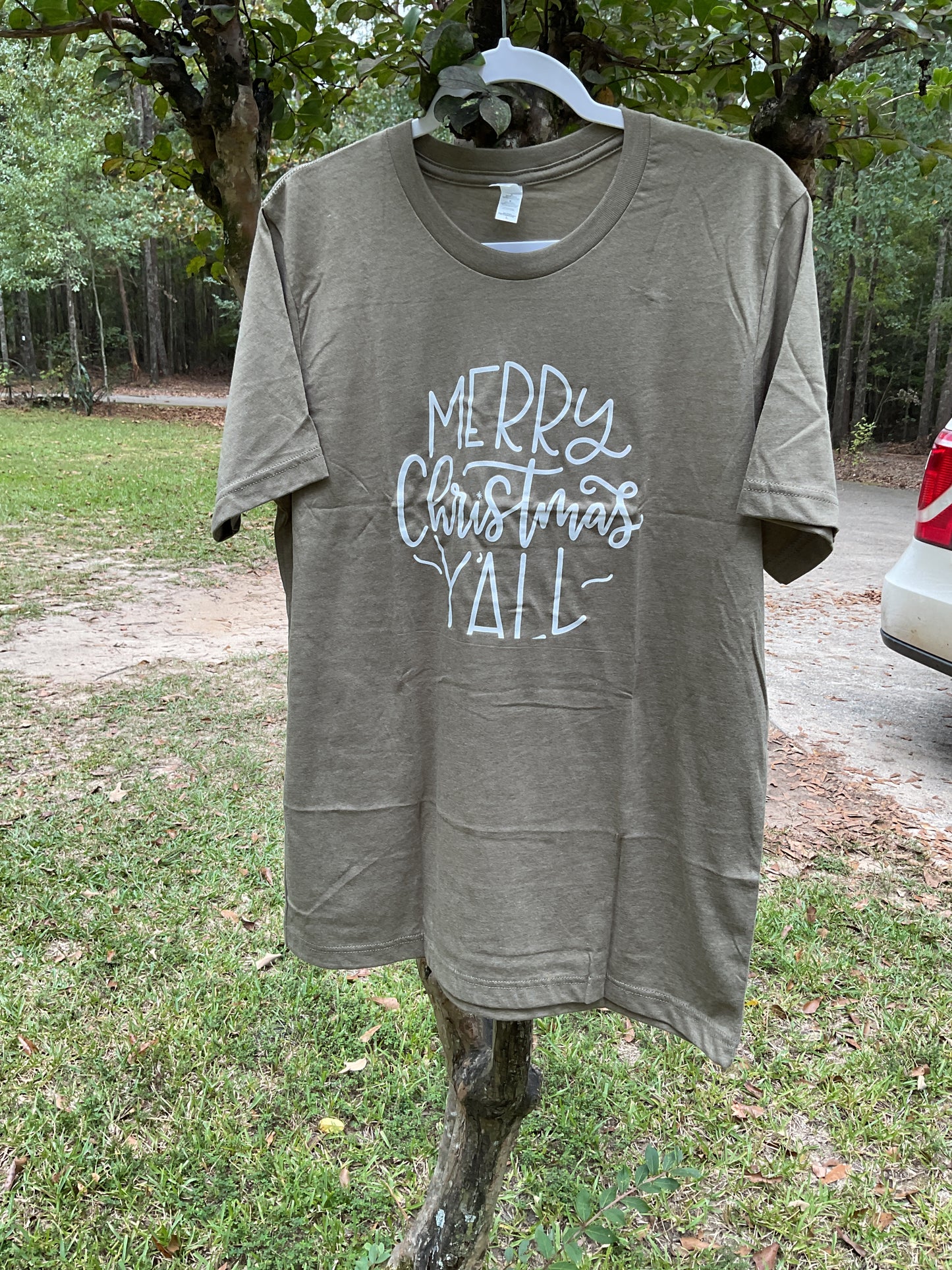 Merry Christmas Yall Short Sleeve Tee