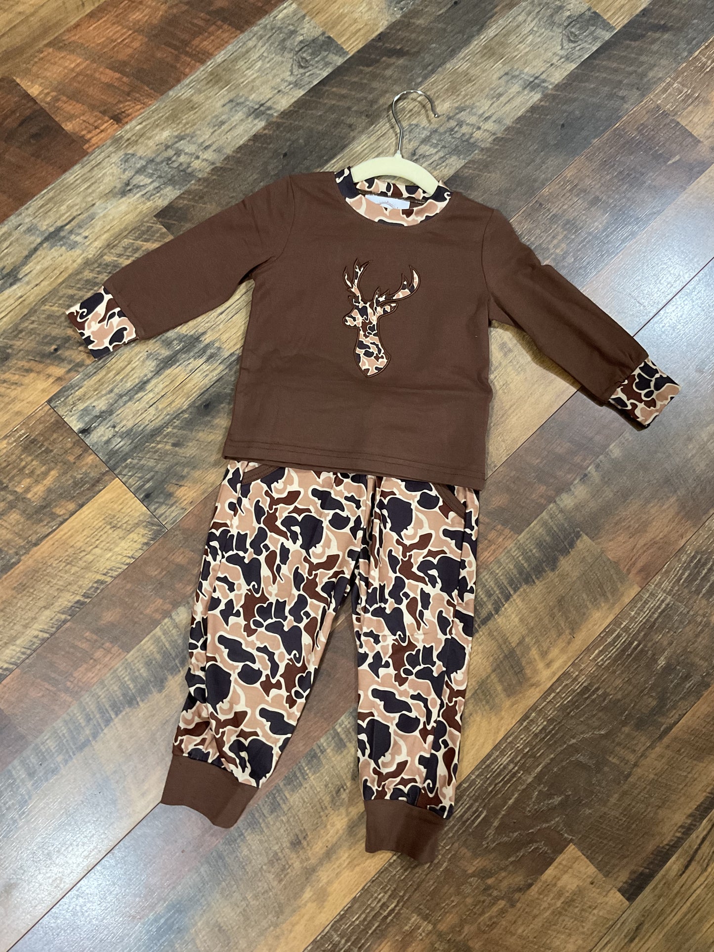 Little Deer Hunter Pants Set
