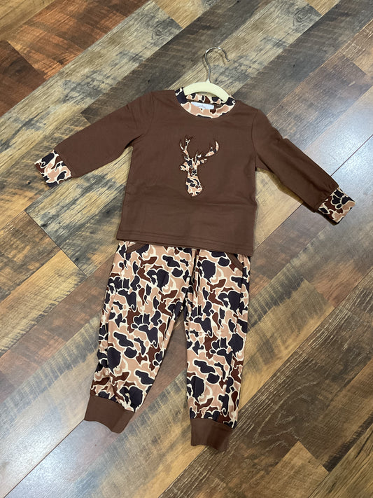 Little Deer Hunter Pants Set