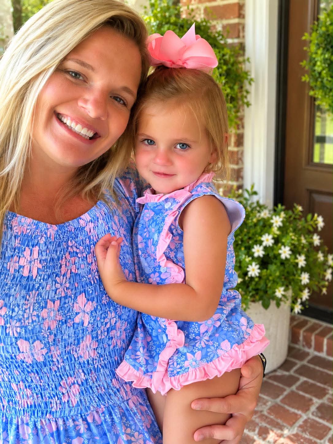 Mommy & Me Floral Blues Collection
