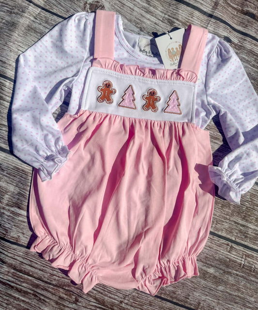 Gingerbread Bitty Dot 2pc Bubble Set