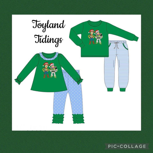Toyland Tidings Boy Pant set