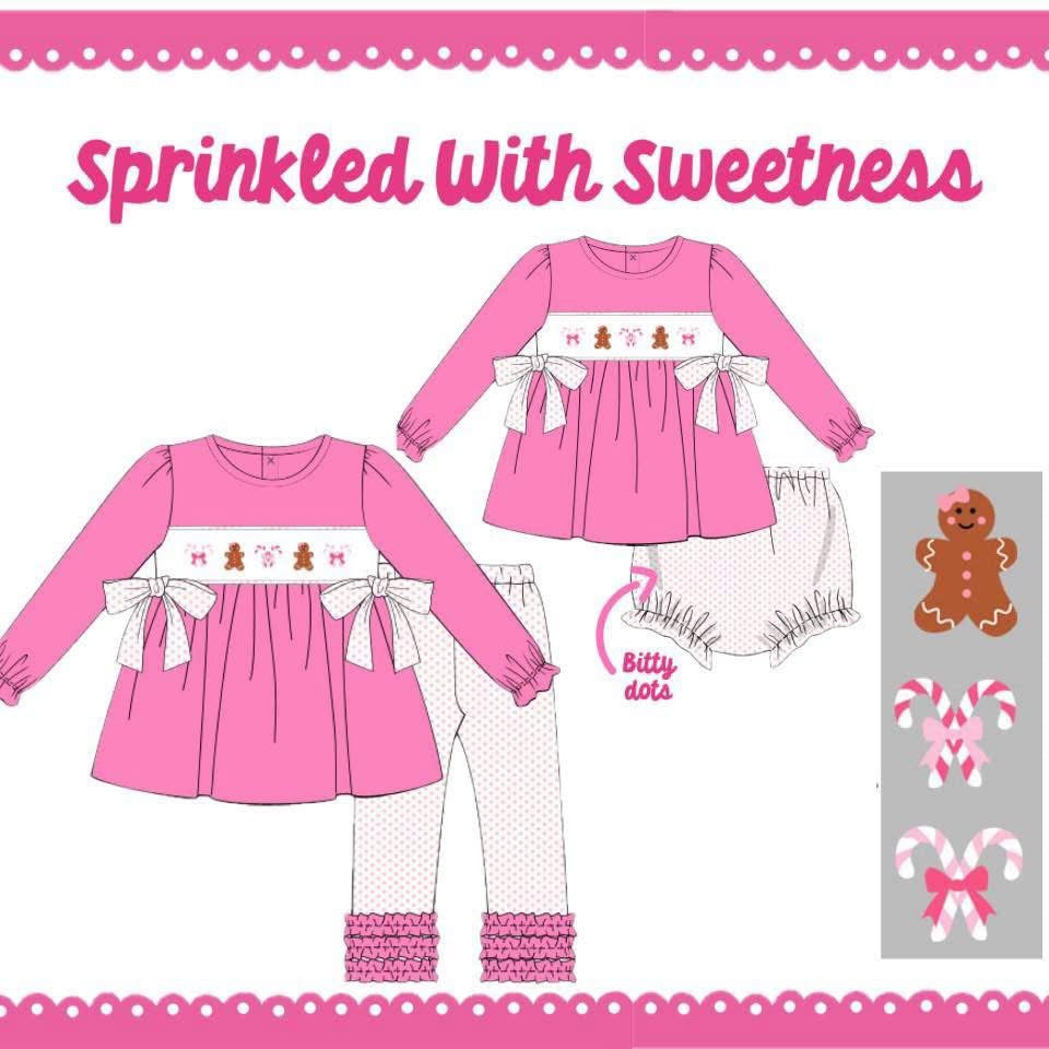 Sprinkled With Sweetness Girl Pant Set