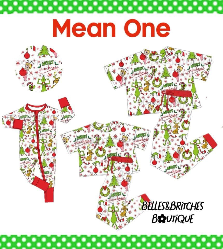 Mean One Christmas Bamboo