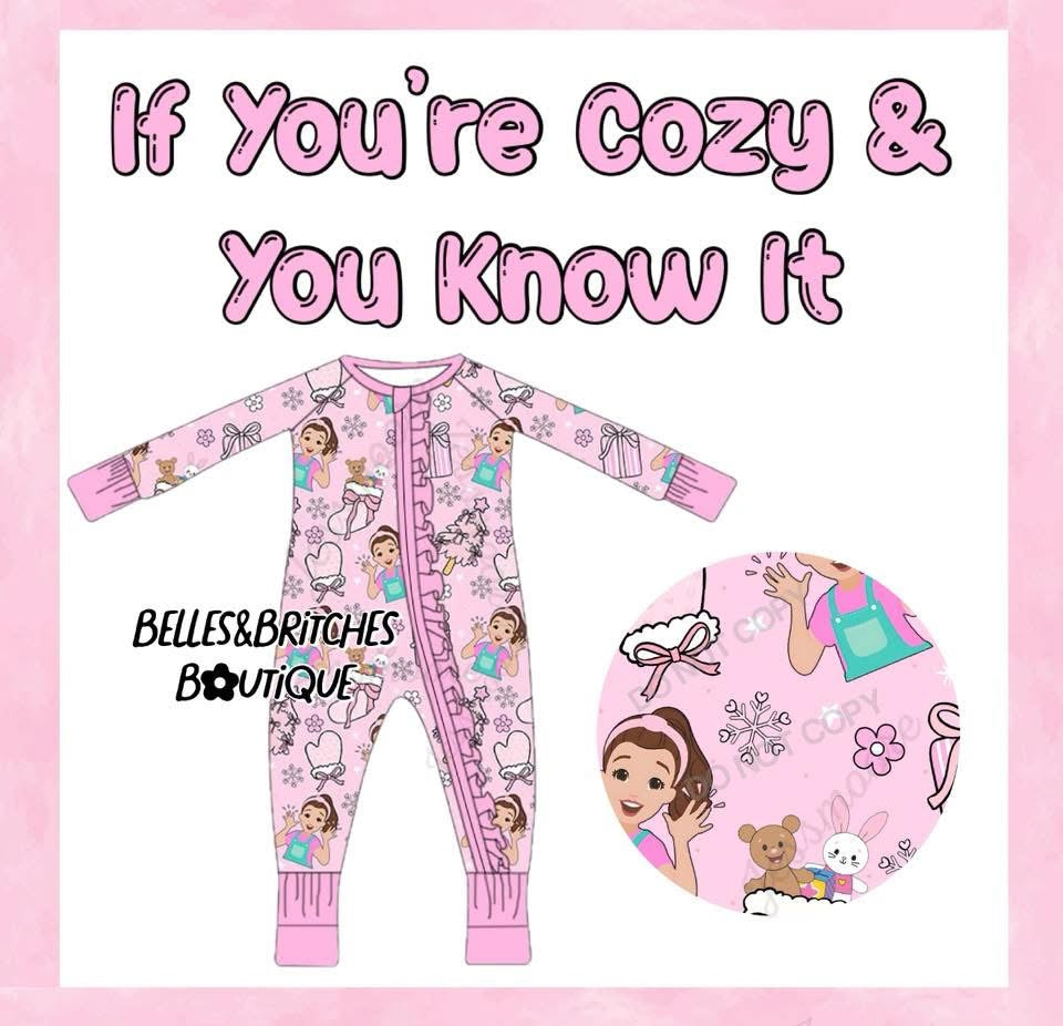 If You’re Cozy & You Know It Bamboo Zippie