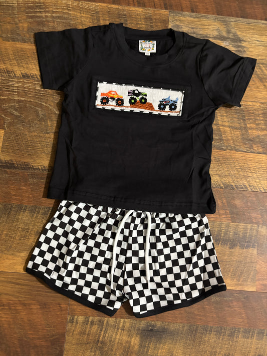 Smashing & Crashing Smock Short Set