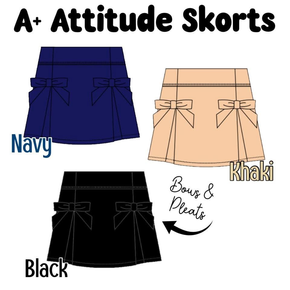 A+ Attitude Skorts