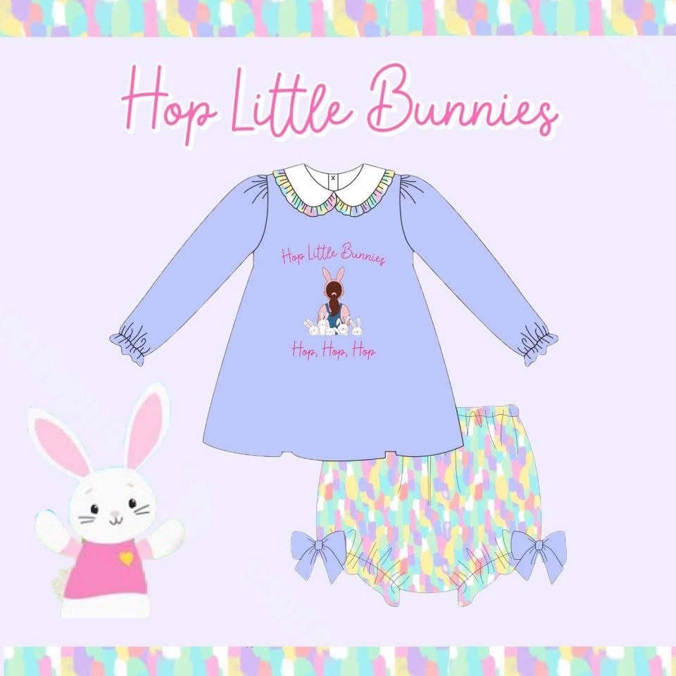 Hop Little Bunnies Bloomer Set