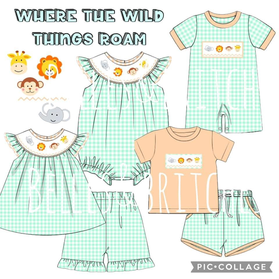 Where The Wild Things Roam Sibling Collection