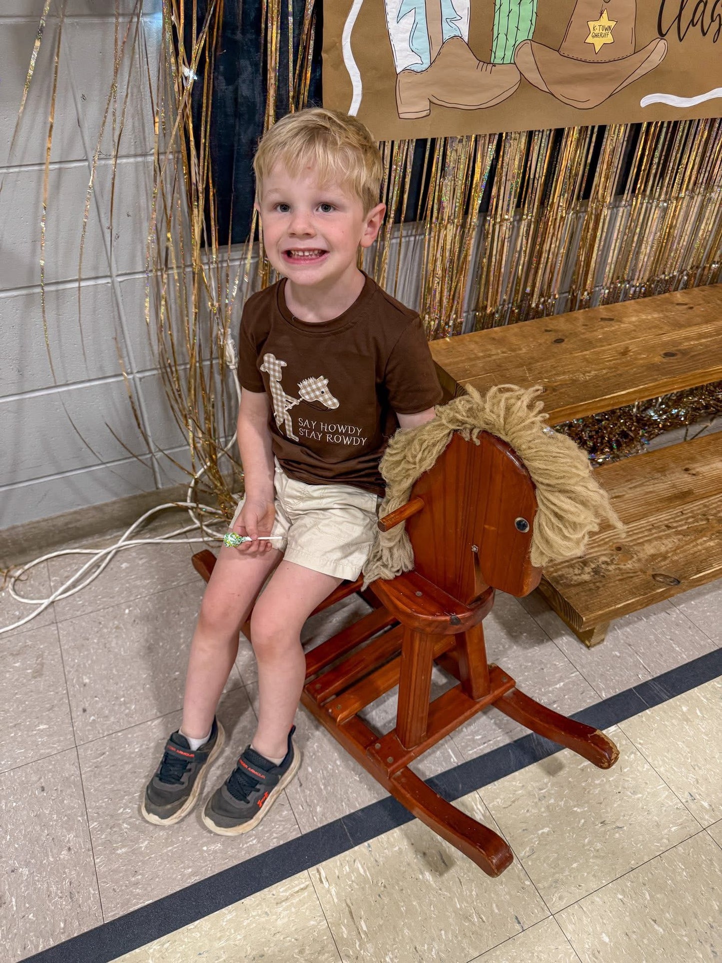 Say Howdy Stay Rowdy Pant Set