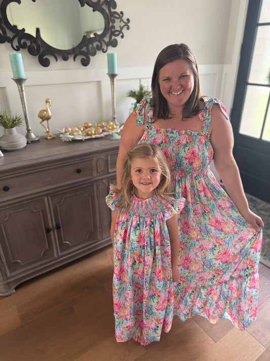 Floral Delight Smock Mommy & Me