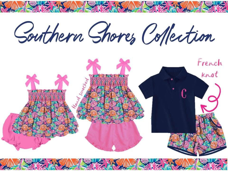 Southern Shores Hand Smocked & French Knot Collection