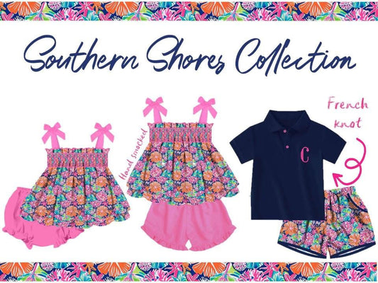 Southern Shores Han Smocked & French Knot Collection