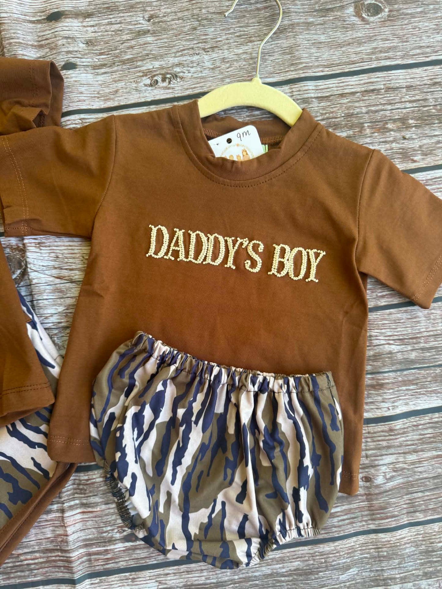 Daddy’s Boy Camo French Knot Collection