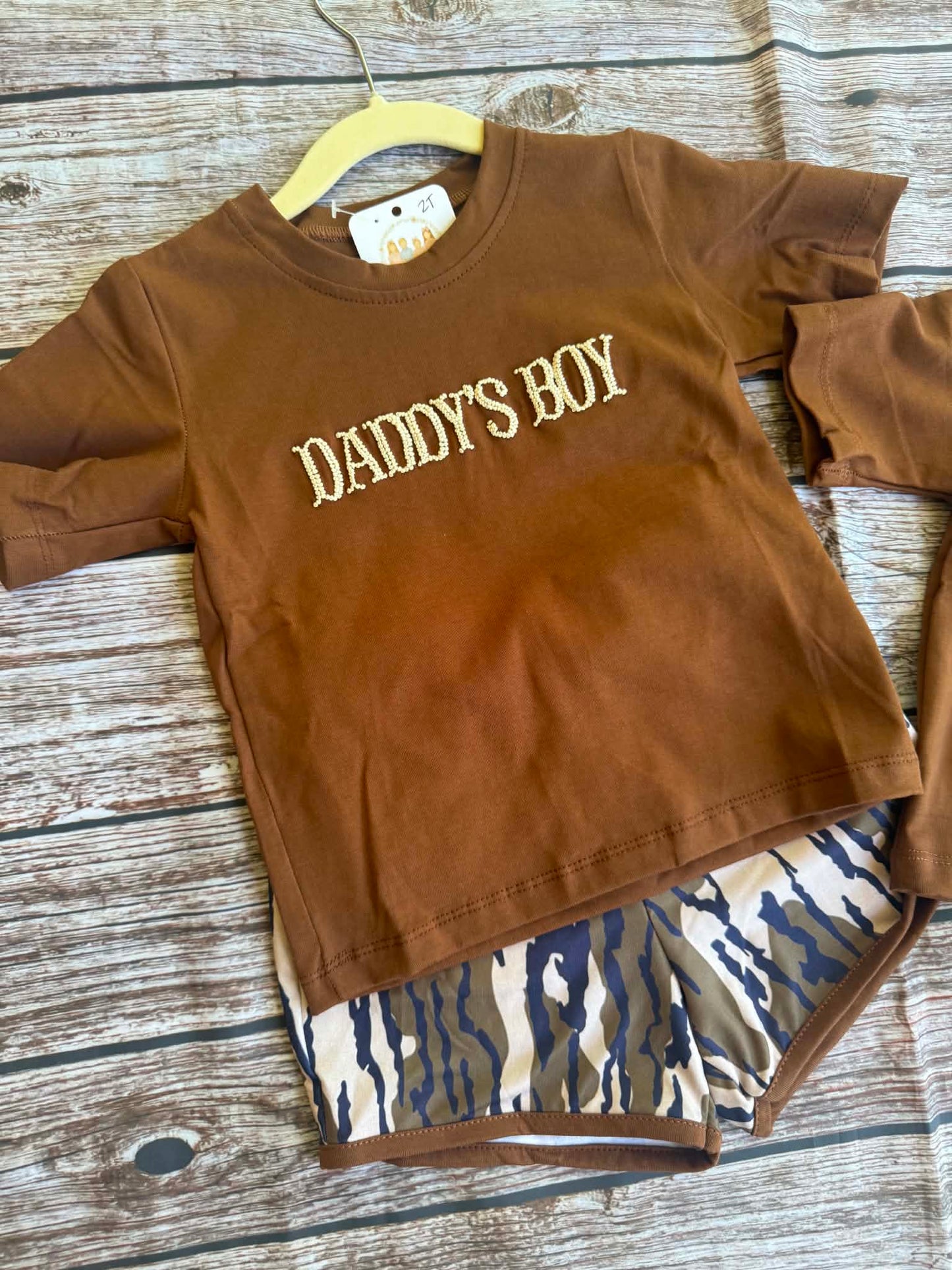 Daddy’s Boy Camo French Knot Collection