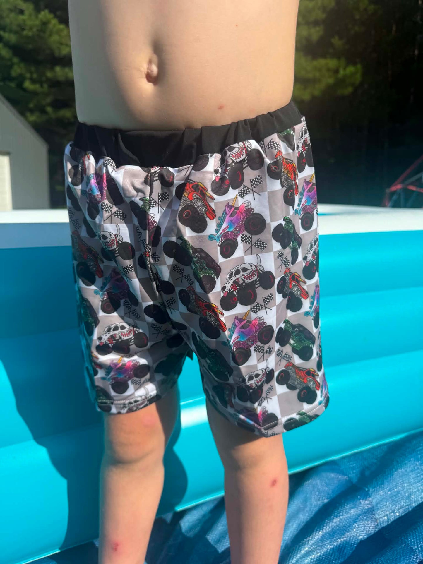 Smash & Crash Swim Trunks