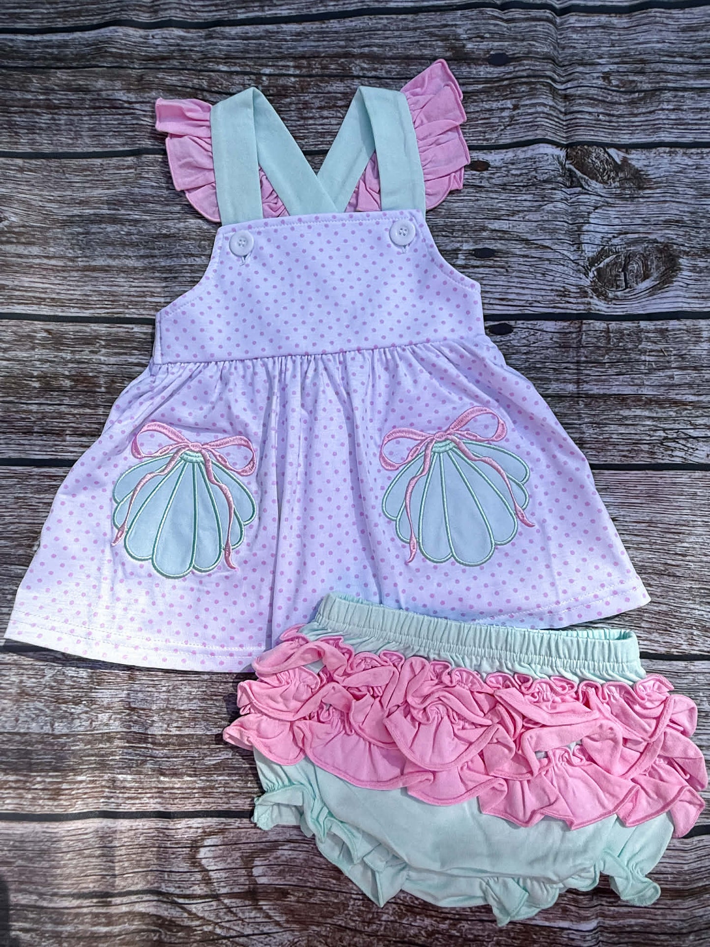 Saltwater Pearls Bloomer Set