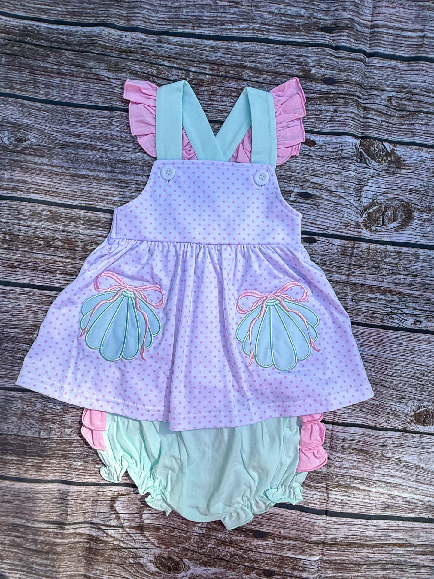 Saltwater Pearls Bloomer Set