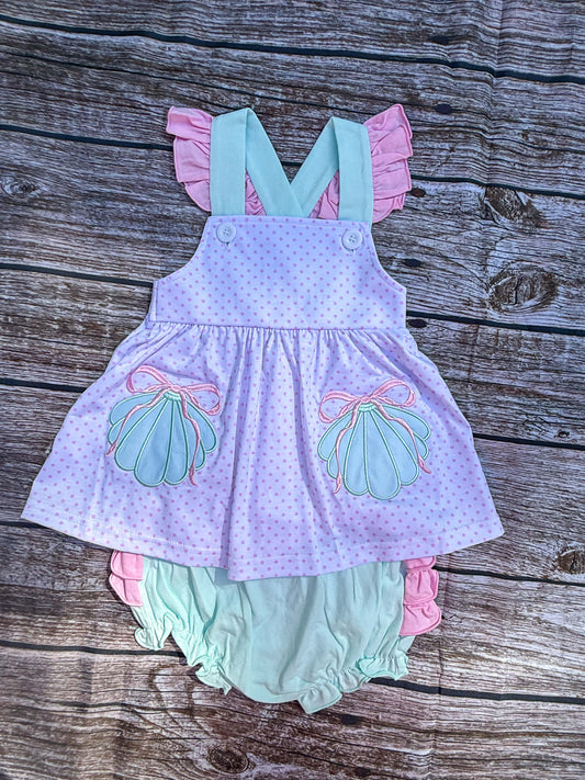 Saltwater Pearls Bloomer Set