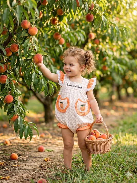 Sweet As A Peach Smock Bubble