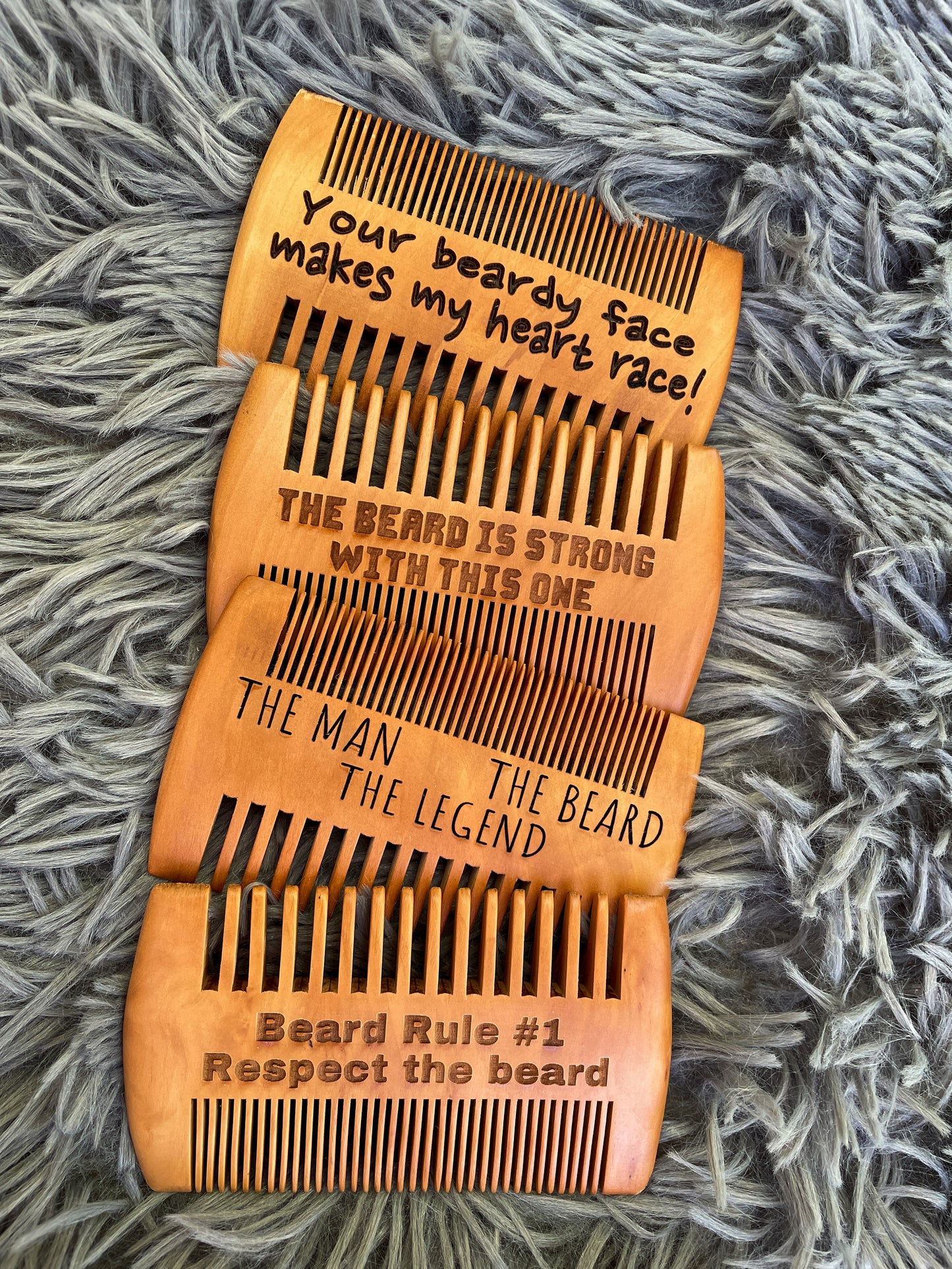 Engraved Beard Combs