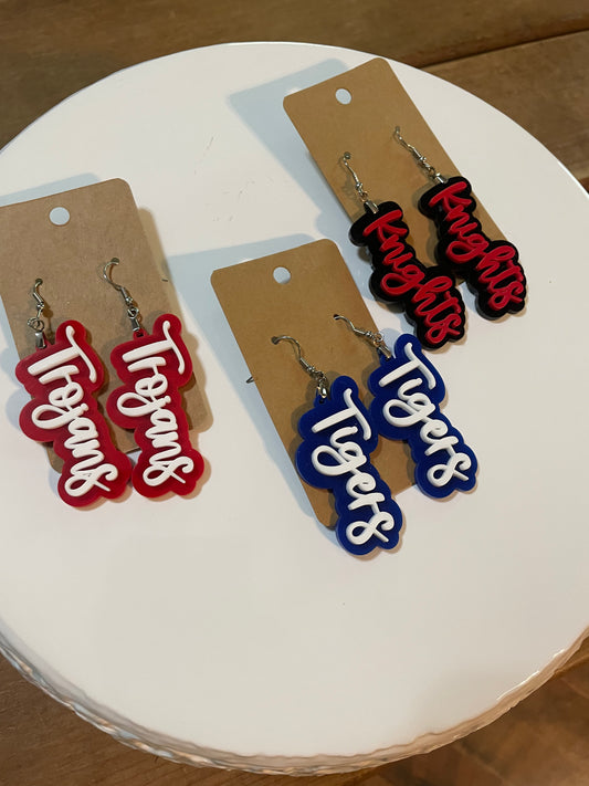 West Lauderdale Knights Earrings