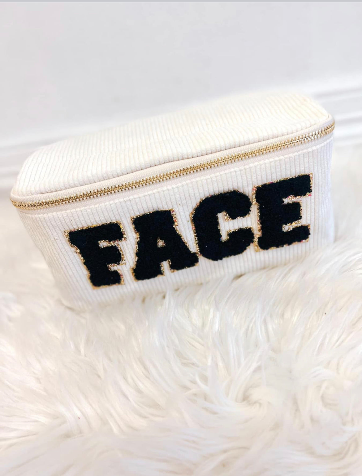 image of Face Chenille Letter Bags