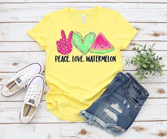 Peace Love Watermelon Tee